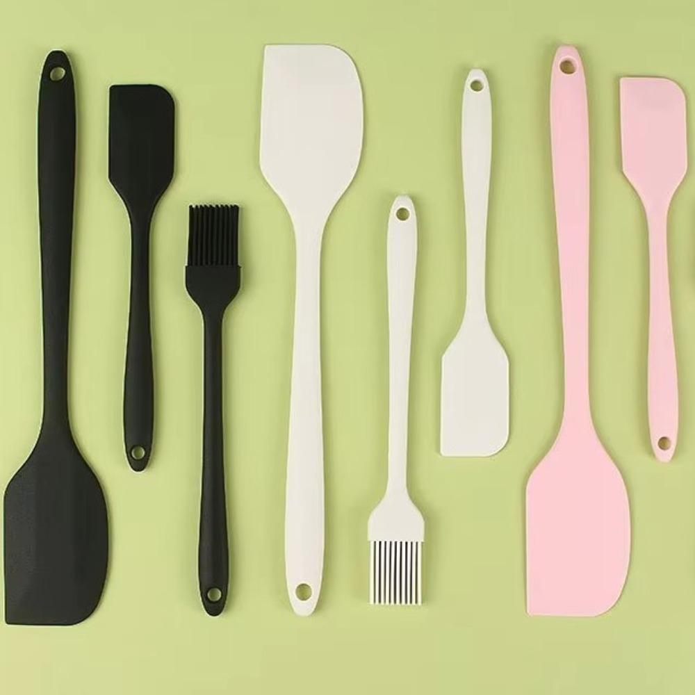Набор силиконовых лопаток из 3 штук, пищевой силикон, термостойкие, для посуды с антипригарным покрытием, кухонный гаджет, кухонные инструменты