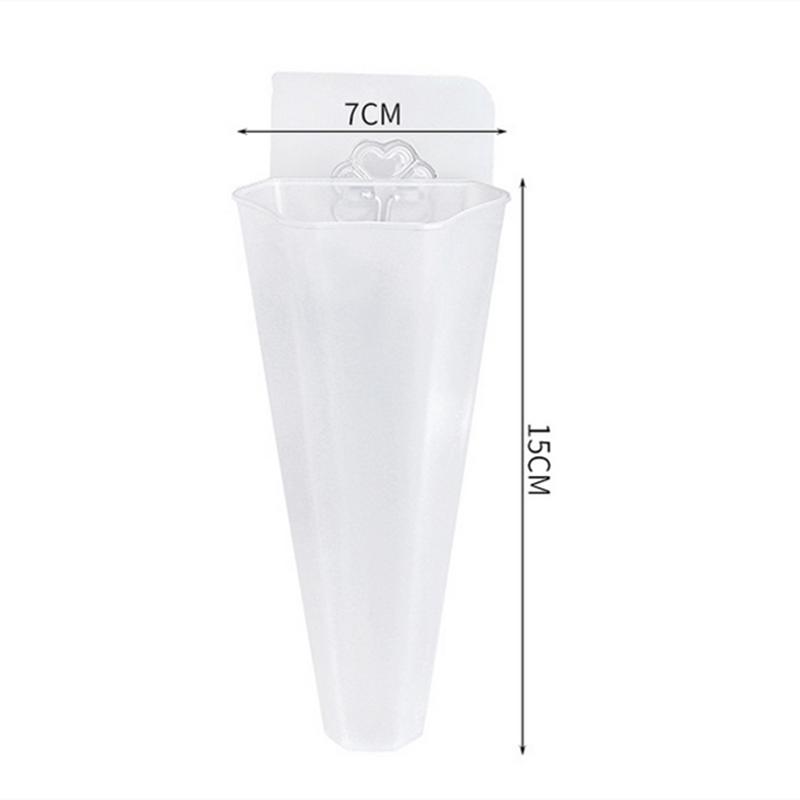 Wall Vase Interior Levitating Vase Artificial Flower Basket Wall Planter Hanging Vases Home Decoration Storage Organizer Pot