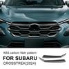For Subaru Crosstrek 2024 Impreza 2024 Carbon Fiber Pattern ABS Cup Holder Trim Shift Panel RHD LHD Interior Accessory