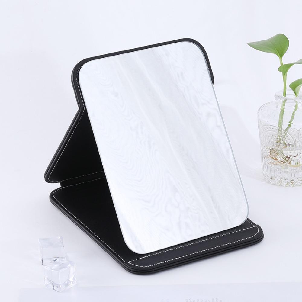 Folding Desktop Stand Mirror Portable Vanity Mirror Easy To Carry Makeup Mirror
