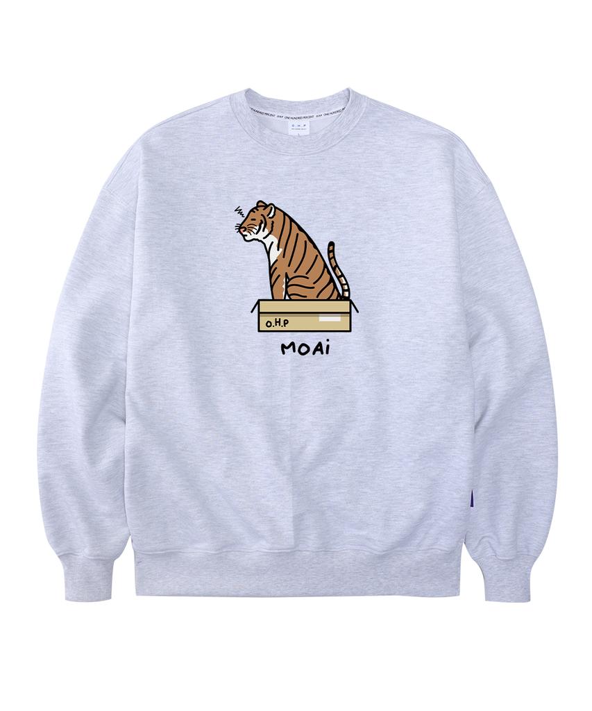 OHP Ohp X Moai Tiger No.2 Basic Heavy Sweatshirt