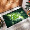 VfL Wolfsburg FC Soccer Football Pattern Soft Area Rug Non Slip Indoor Floor Carpet Sports Decor Mat for Bedroom
