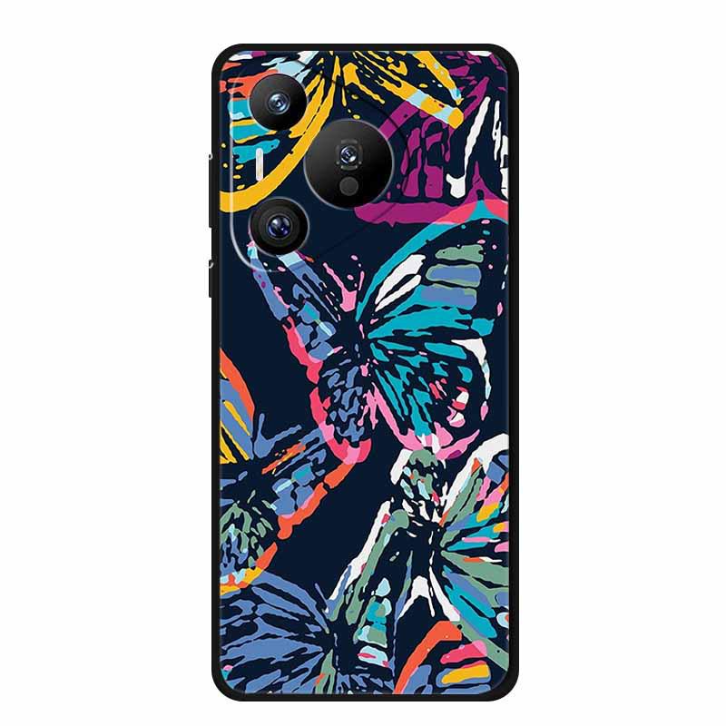 Чехол для телефона Huawei Pura 70 Pro с тиснением и цветной покраской, с текстурой высокого качества - 1 шт.