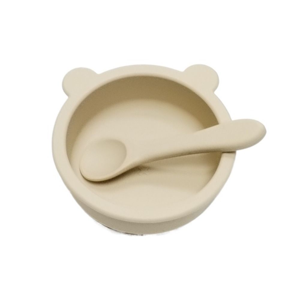 Waterproof Silicone Suction Bowls Flexible Feeding Bowl Set Feeding Tableware Learning To Eat