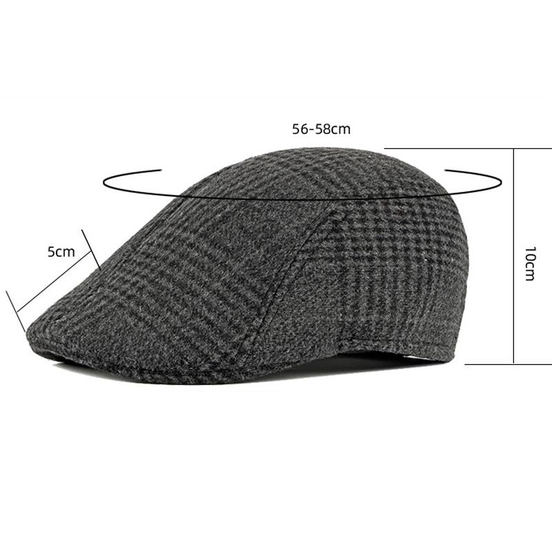 Осень-зима, толстые кепки газетчика, мужские классические береты в елочку, плоские кепки, винтажные береты, шапки художников в стиле Гэтсби, шляпа плюща для водителя, Boina