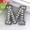 Shoes 3D Letters Applique High Quality 1PC Letters Patch Iron On Badge A-Z Popular For Clothes English Alphabet Hot Sale Rhinestone Bag  Unique