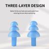 Anti-water Silicone Noise Earplug Soft Nose Protector Clip Swimming Earplug Nose Clip  Children