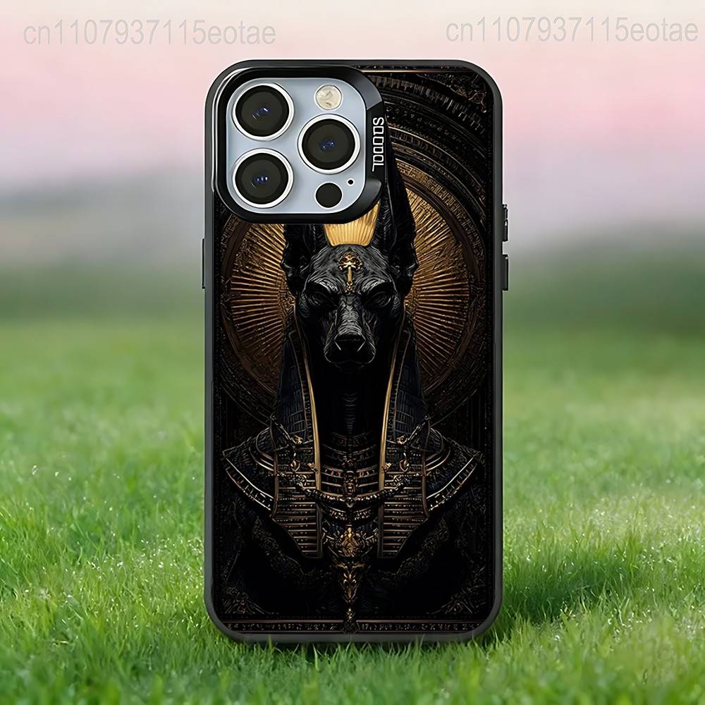 A-Древнее искусство Египет КРУТЫЙ Чехол для телефона Для iPhone 17,16,15,14,13,12,11,Pro,Max,Plus,E,Air,Mini Черный ТПУ IMD Чехол