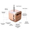 Мини Портативный Bluetooth Звуковой Динамик TF Карта FM Радио AUX Стерео Музыкальный Плеер Для Вечеринок На Открытом Воздухе