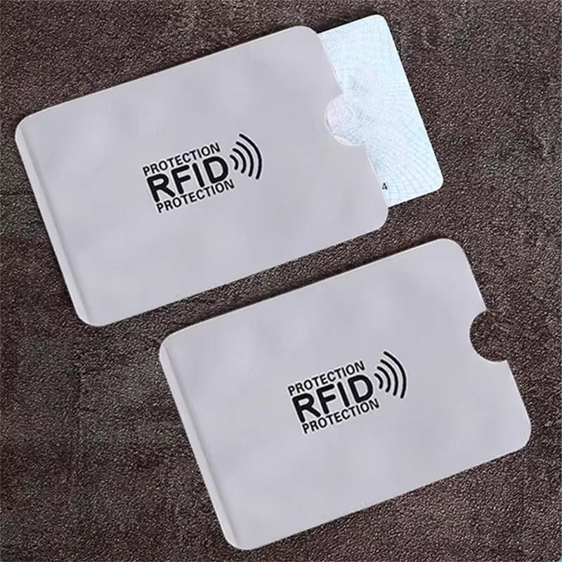 15-компонентный чехол-обложка для карт с RFID-защитой - защита от кражи, экранирование NFC, для ID-карт и кредитных карт, с геометрическим дизайном