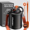 FAYREN 1300ml 1600ml High Capacity Outdoor Mountain Climbing Insulated Stainless Steel Sports Water Bottle with Strap