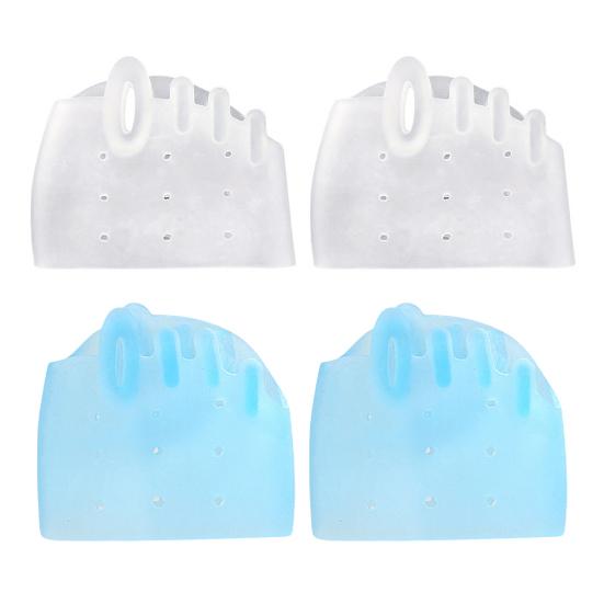 Разделитель пальцев ног для перекрывающихся пальцев ног Дышащие разделители пальцев ног для женщин и мужчин Выпрямитель для перекрывающихся пальцев ног Многоразовые разделители пальцев ног для ухода за ногами Йога