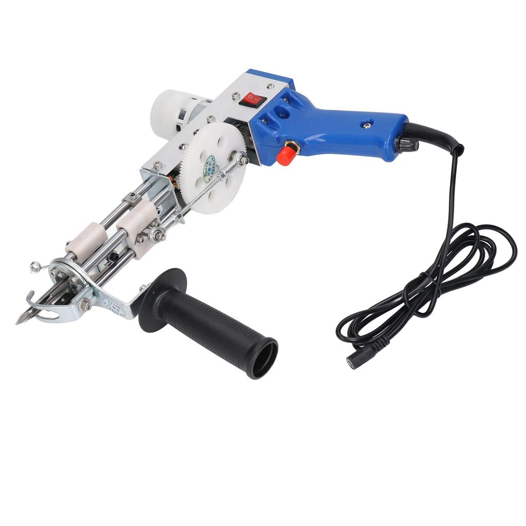 Тафтинговый пистолет с регулируемой ручкой на 360 градусов, тафтинговый пистолет с ножницами для ковровой ткани для самостоятельного изготовления ковров