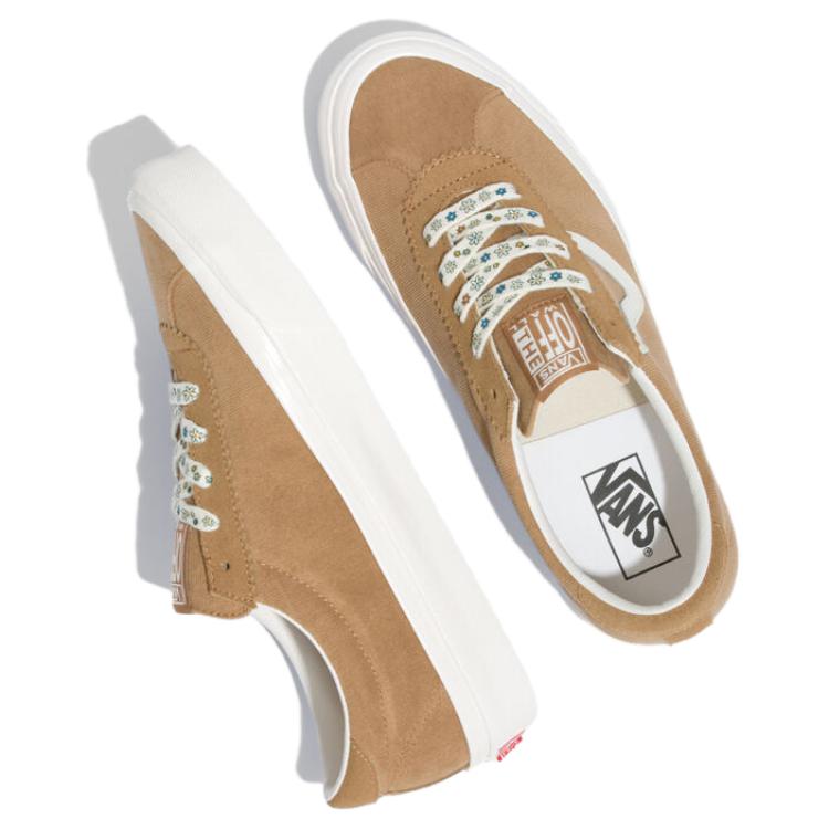 Vans Style 73 DX Anaheim Factory — коричневые вельветовые кроссовки унисекс, белые VN0A7Q5ABRO