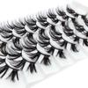Beauty Wispy Fluffy Long Full Volume Eyelash Extension 4D Mink Hair False Eyelashes 25mm Lashes