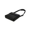 Daks Black Leather Crossbody Bag With Grid Pattern Dbba5f263bk
