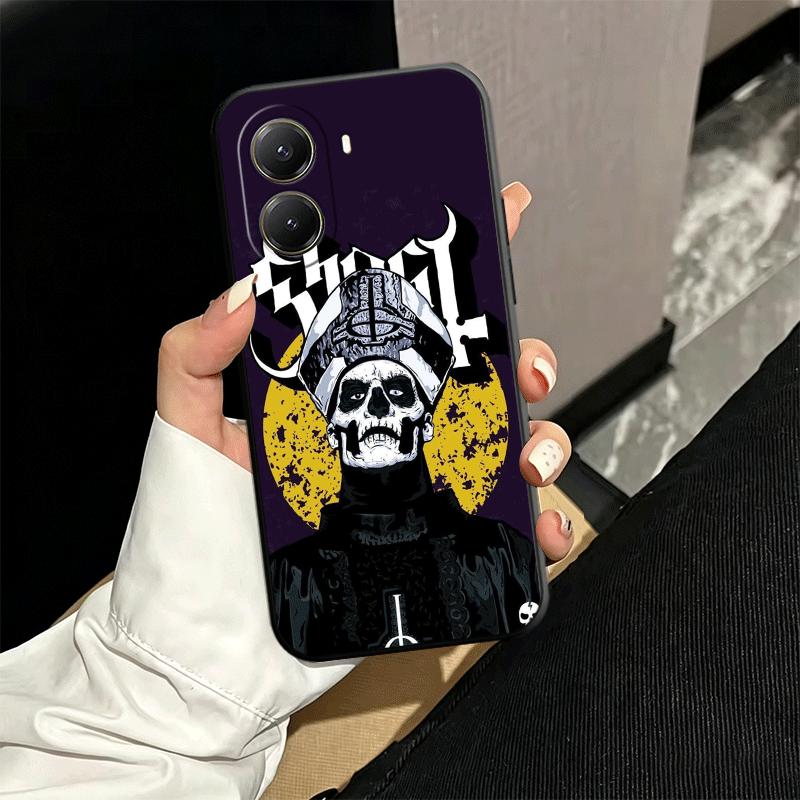 Мягкий чехол для телефона Ghost Papa Emeritus для Xiaomi Poco X5 X6 X7 X8 Pro Max X3 F7 F8 Ultra M8 M7 M6 M5 Redmi 15 15C 14C 13C 12C X4 F