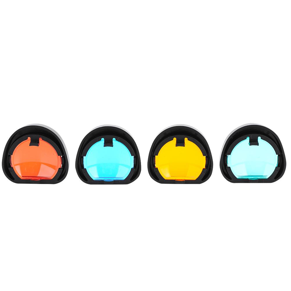 4 Colors Instant Camera Colored Lens Filters Set for Fujifilm Instax Mini 90