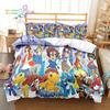 Аниме Дигимон Приключение Монстр Удобное Одеяло Пододеяльник Наволочка Постельный Комплект Украшение Детской Спальни Домашний Текстиль