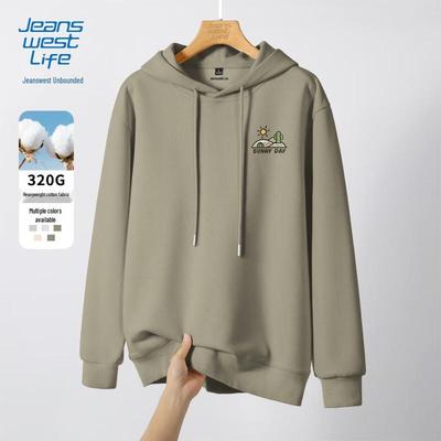 JEANSWEST LIFE Мужская повседневная толстовка с капюшоном