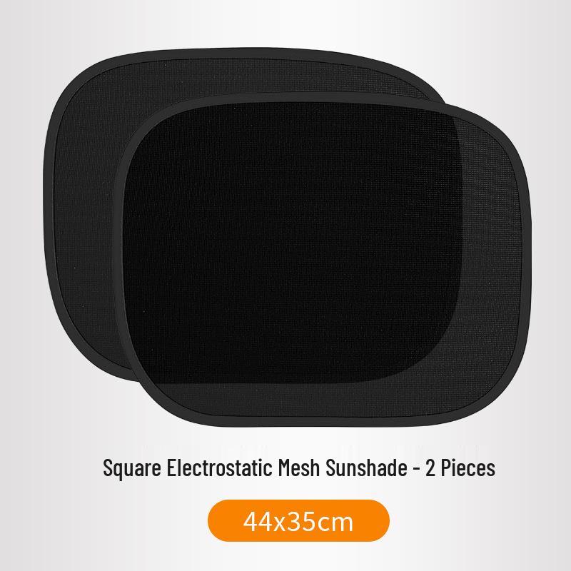 Universal Static Car Sun Shade - Heat Insulation, Stable Fit, Unobstructed View