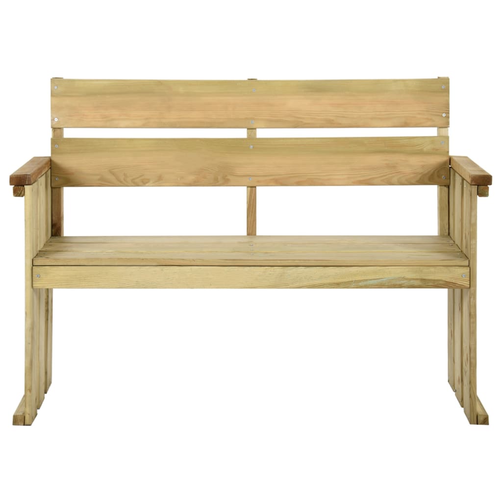 Garden Bench 121 cm Impregnated Pine Wood