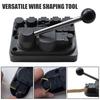 Metal Wire Bending Jig Set with Adjustable Dies Easy To Use Multipurpose Ring Bender Maker Tool Kit Metal Wire Jewelry Making Tools