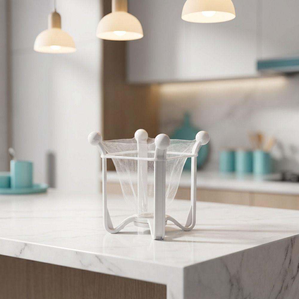 Folding Sink Filter Holder Plastic Sink Drain Rack Durable Sink Trash Catcher  Vegetable Storage