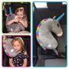 Cute Cartoon Car Sefety Seat Belt Cover Child Unicorn Pillow Seat Belt Shoulder Pad Protection Plush Padding Car