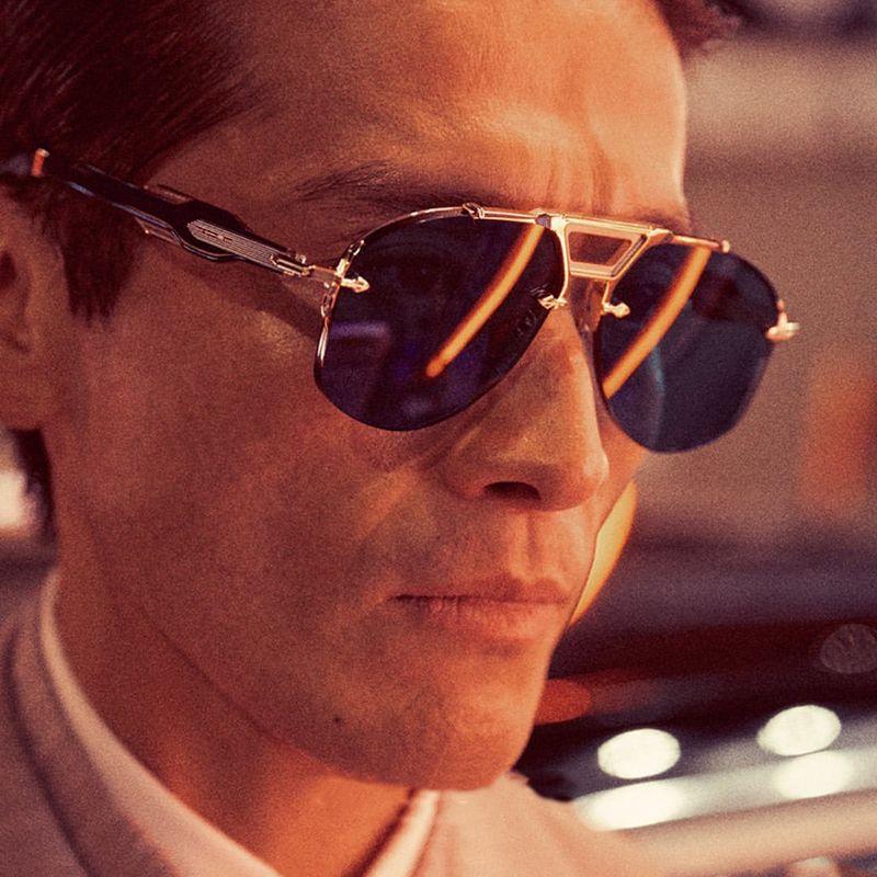 Новые солнцезащитные очки без оправы в стиле стимпанк, мужские солнцезащитные очки высокого класса, модные мужские солнцезащитные очки