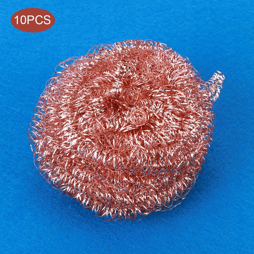 10PCs Soldering Iron Tip Cleaning Wire Solder Tips Cleaner Indsutrial Tool Brass Steel Alloy