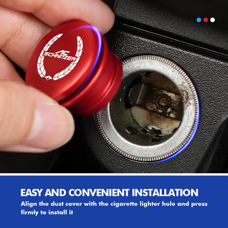 QRIT7 Car Cigarette Lighter Replace Dustproof Cigar Lighter Outlet Cap For BMW M 1 3 4 5 6 7 Series M3 M6 F01 F02E34 E36 E70 F10 X6 X1