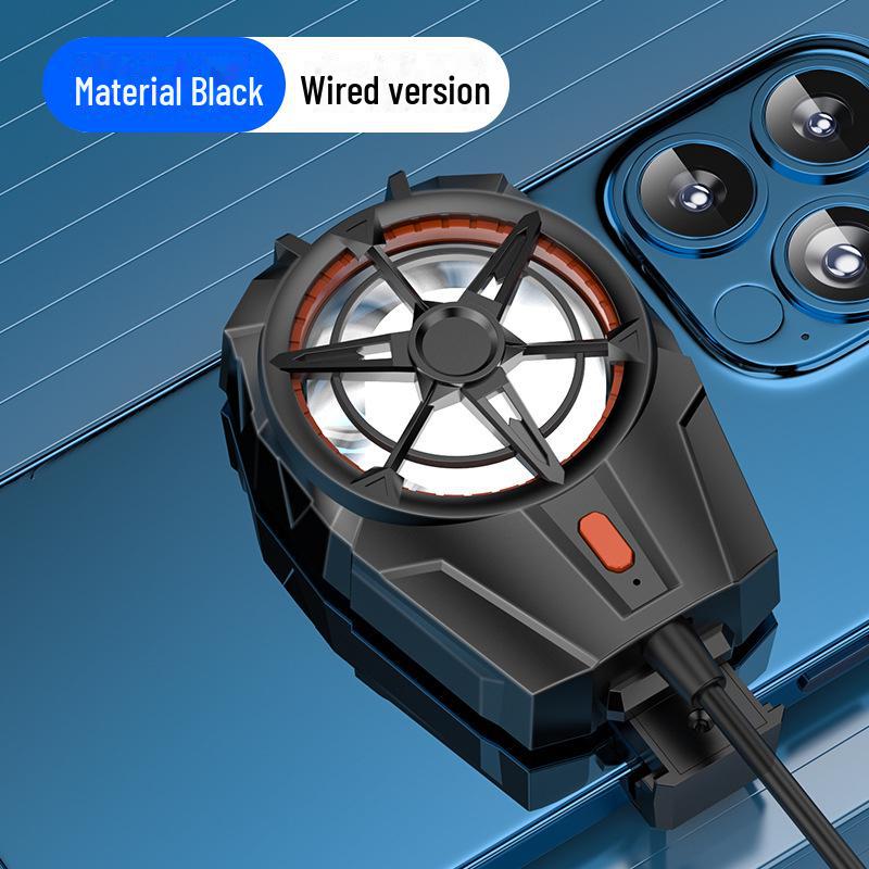 Радиатор с двумя вентиляторами FS01 2024 года: Портативный тихий беспроводной охладитель для игрового телефона