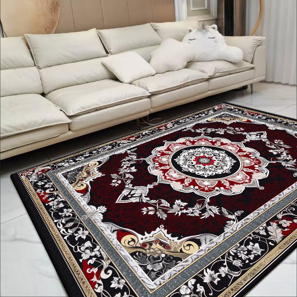 Великолепный европейский ковер для гостиной, ретро, большая площадь, украшение, ковры для диванной зоны, для спальни, гардеробной, нескользящие напольные коврики