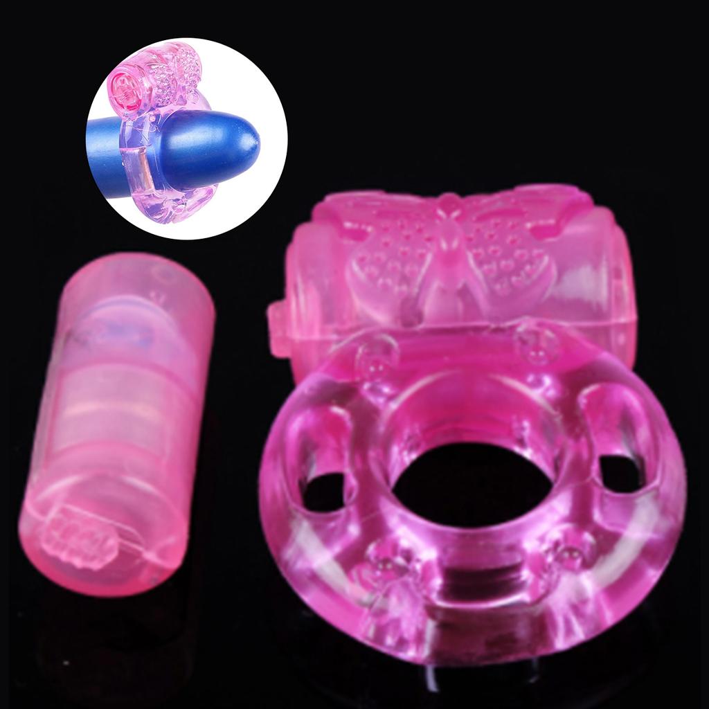 Cock Ring Vibrating Clitoral Stimulator Penis Sleeve Erect Cockring Cage Erection Enhance Sex Product Sex Toys For Adults 18+