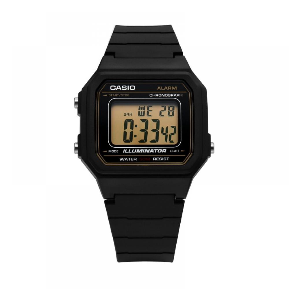 Casio W 217h 9avdf  W 217h 9a  Digital Square Vintage Retro Men S Pu Watch
