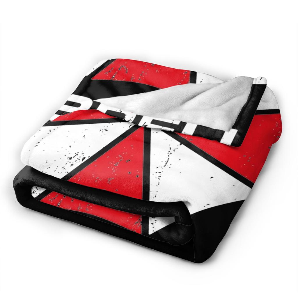 Umbrella Corporation Вязаные одеяла Жители Зла Фланелевые пледы Летний кондиционер Портативный Мягкий теплый Постельное белье