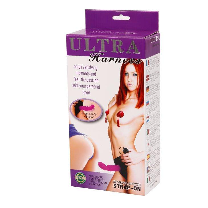 Silicone Strap-On for Women with Vibration Ultra Harness