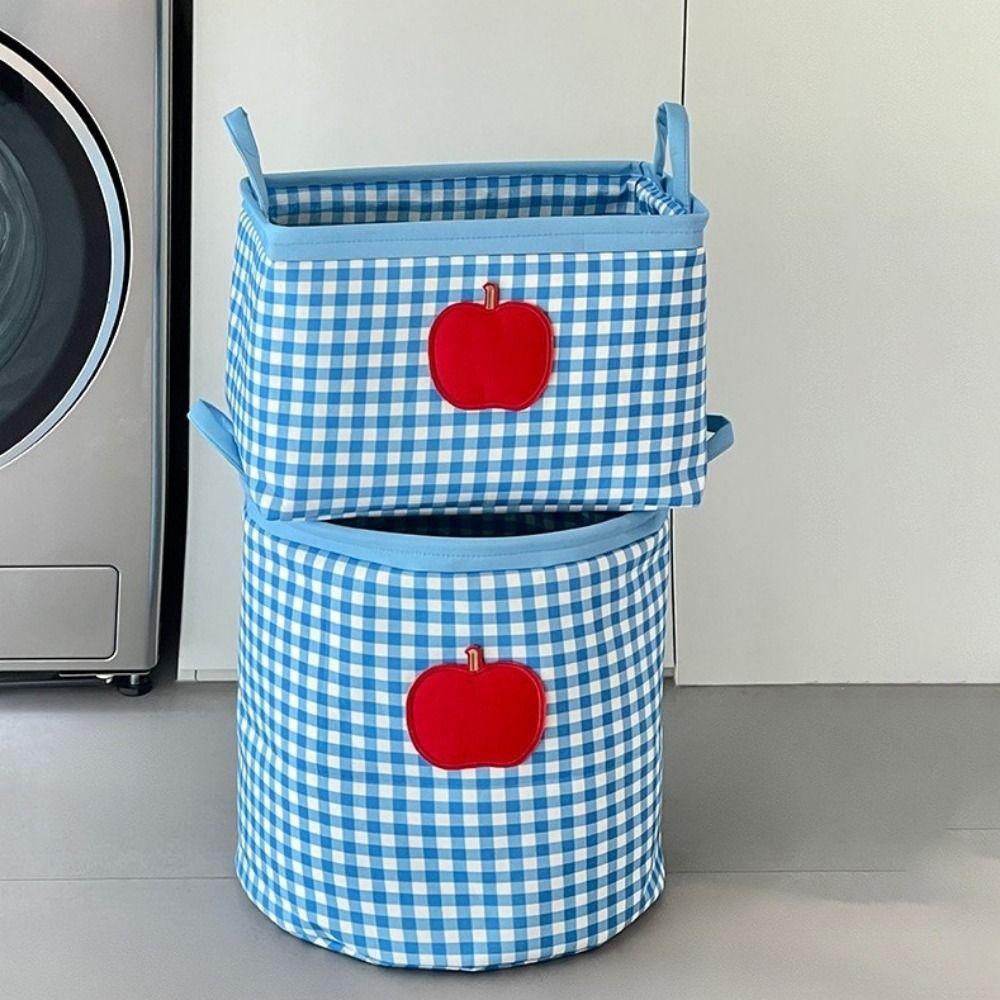 Space Saving Cute Laundry Basket Folding Clothes Storage Organizer Sundries Storage Basket  Bedroom
