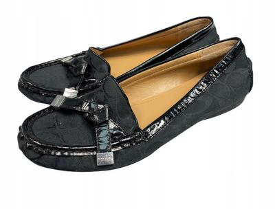 Полуботинки черные, COACH 38 - Б/У