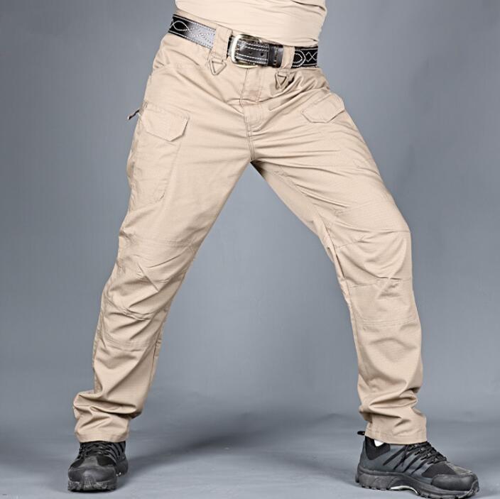 Городские тактические брюки-карго Мужские боевые брюки с несколькими карманами Боевые спортивные штаны для треккинга на открытом воздухе Дышащие рабочие брюки Брюки-карго Военные брюки