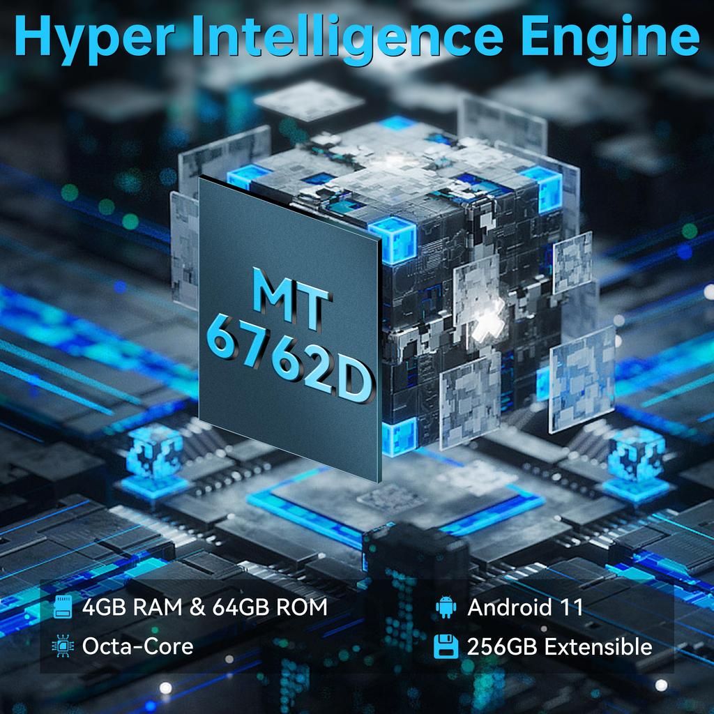 Oukitel Защищенный смартфон WP12 PRO, аккумулятор 4000 мАч, две SIM-карты, 4 ГБ+64 ГБ