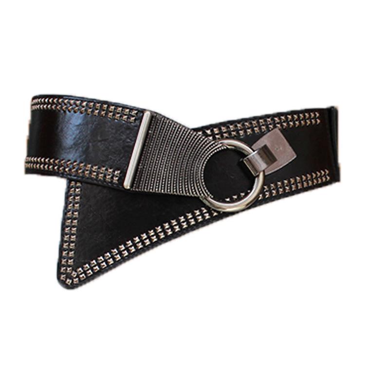 Модный женский пояс в корейском стиле — универсальный, декоративный и широкий, идеально подходит к юбкам.