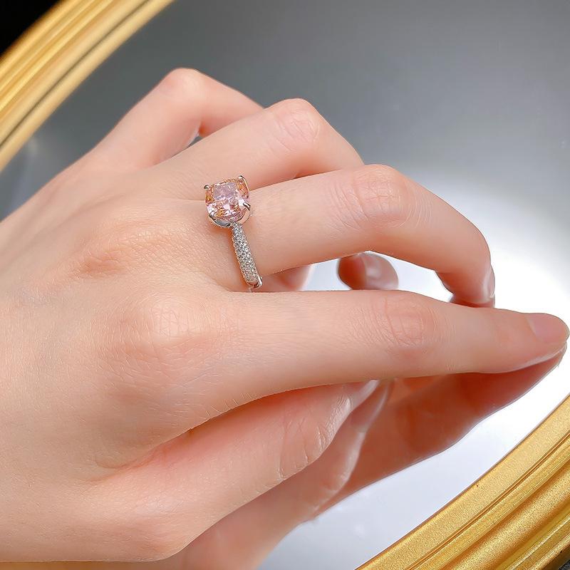 Кольцо из серебра 925 пробы с бриллиантами - Горячий стиль 2025 года, эксклюзивно для США, Европы, Юго-Восточной Азии.