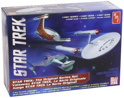 Platts Star Trek Space Operation 3 Набор кораблей Пластиковая модель 1/2500