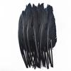 20pcs/Lot Dyed Black Feathers Rooster Goose Feathers for Jewelry Making Ostrich Pheasant Feathers for Crafts Carnaval Assesoires