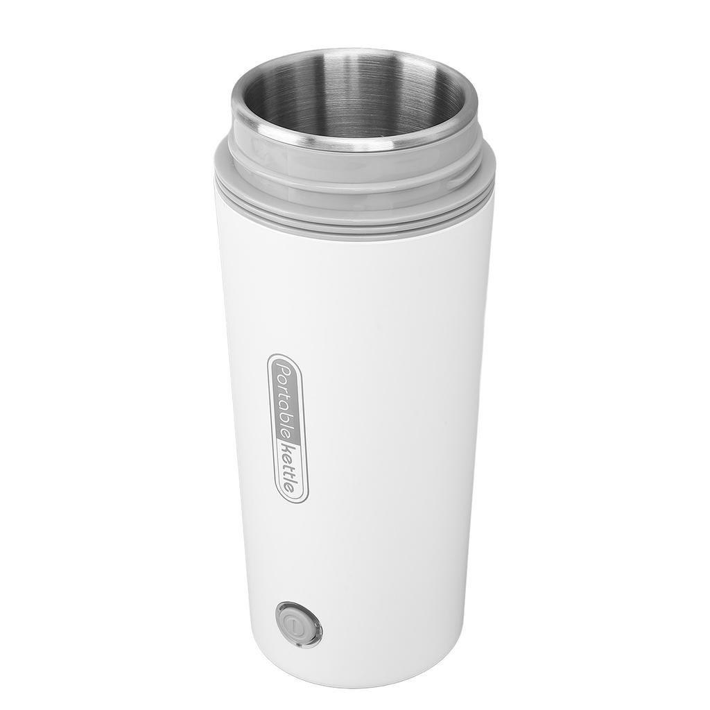 Портативный электрический чайник из нержавеющей стали для молока, кофе, чая, кипятильник 350 мл для путешествий в машине, вилка ЕС