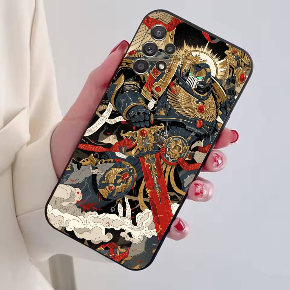Чехол для телефона W-Warhammer 40k для Samsung S25, S24, S21, S22, S23, S30, Ultra, S20, Plus, Fe, Lite, Note, 10, Черный Чехол