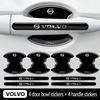 Car Door Handle Protector Anti-Collision and Anti-Scratch Protection Black Strip Sticker Volvo Xc60 Xc90 S60 S80 S60l V40 V60