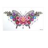 Crown Cross Wing Butterfly Flower Tattoo Stickers 3D Texture Instant Decals  Chest Waist Clavicle